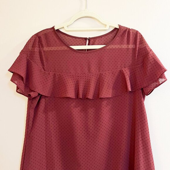 BCBGeneration maroon dress - Picture 3 of 7